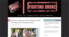 Desktop Screenshot of fightingbroke.com